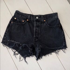 NWOT Levi's• Women's 501™ Original High-Rise Jean Shorts - Black - Size 27